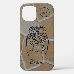 Personalized Bulldog Lover's Apple iPhone 12 Case