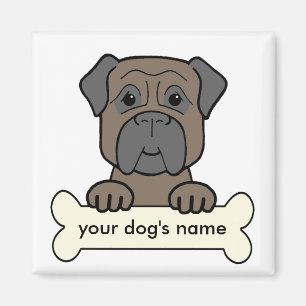 Personalized Bullmastiff Magnet