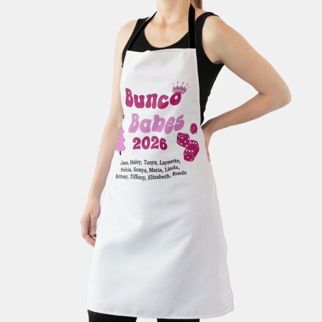 Personalized Bunco Babe  Apron (Insitu)
