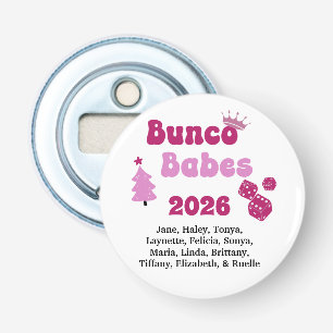 Personalized Bunco Babe  Bottle Opener