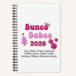 Personalized Bunco Babe  Notebook