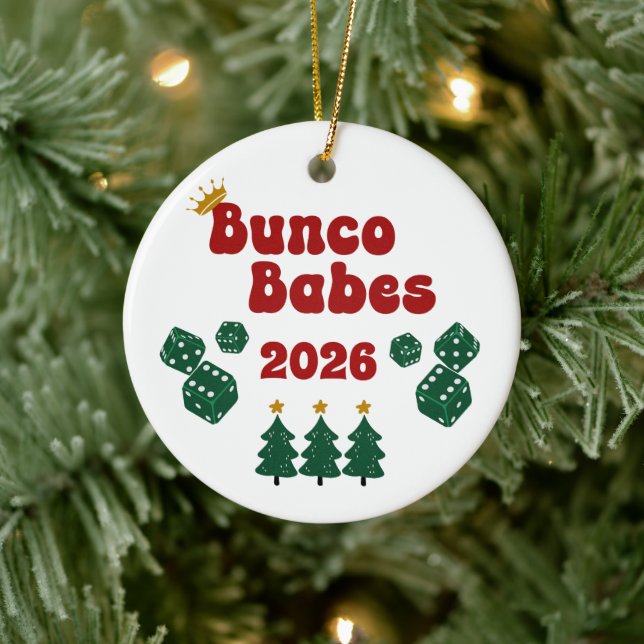 Personalized Bunco Babes Ornament (Tree)