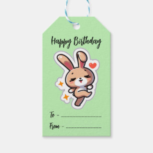 Personalized Bunny Gift Tag