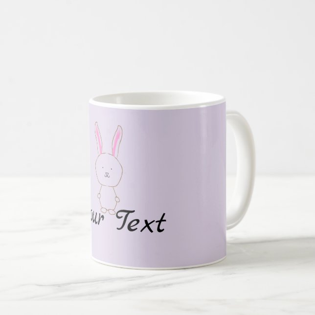 Personalized Bunny Mug (Front Right)