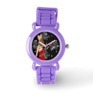 Personalized bunny rabbit character watch
