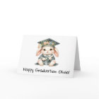 Personalized Bunny Rabbit Graduation