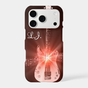 Personalized Burning Guitar Theme Design