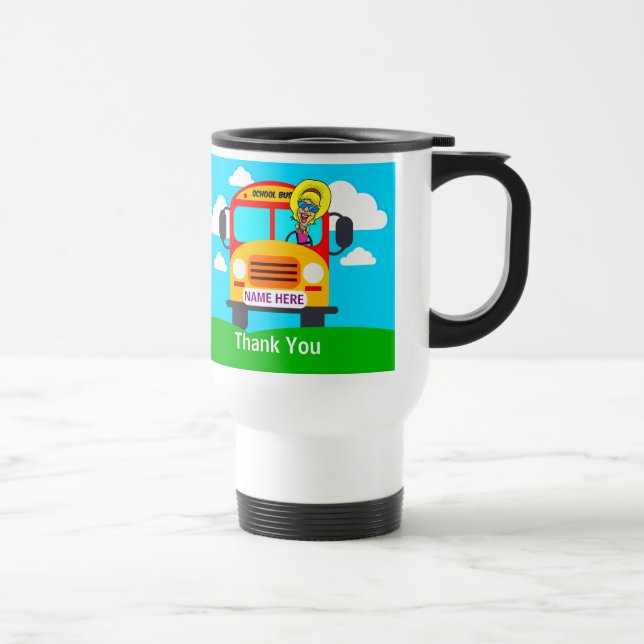 Personalized Bus Driver Appreciation Gifts MUGS (Right)