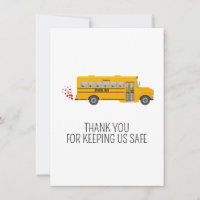 Personalized Bus Driver Appreciation Thank You