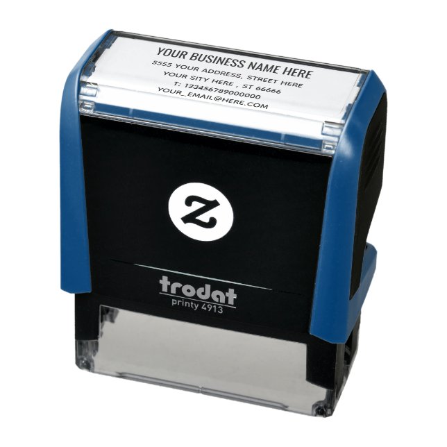 Personalized Business Address Self-inking Stamp (Product)