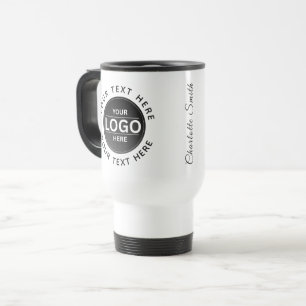 Personalized Business Brand Logo Travel Mug