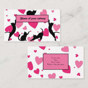 Personalized Business Card For Cattery