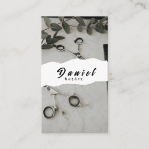Personalized Business Card for Trendy Haircuts