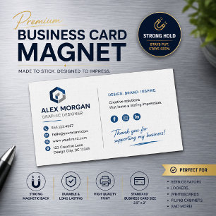 Personalized Business Card Magnet