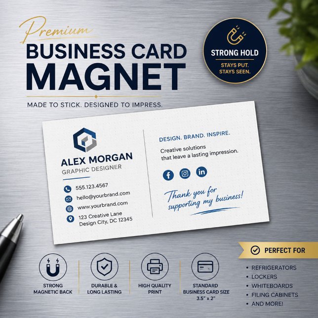 Personalized Business Card Magnet (Creator Uploaded)