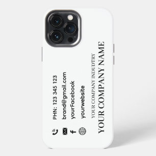 Personalized Business Card Promo iphone case