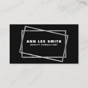 Personalized Business Card Words Editable Minimal