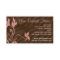 Personalized Business Cards, Feminine Pink / Brown