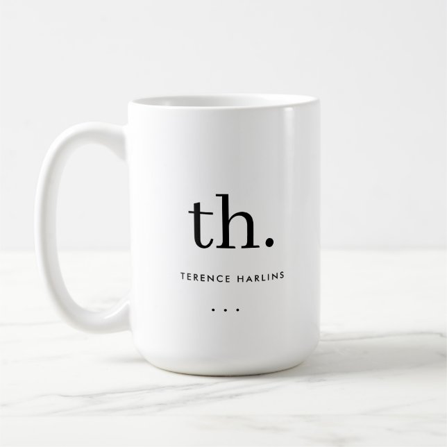 Personalized Business Coffee Mug (Left)