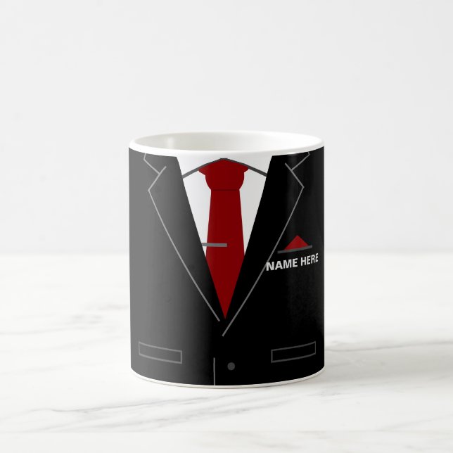 Personalized Business Coffee Mug with Custom Name (Center)