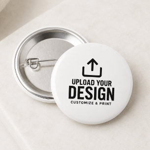 Personalized Business Company Branded 1 Inch Round Button