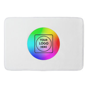 Personalized Business Company Logo Branding Bath  Mat