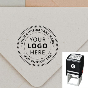 Personalized Business Custom Logo Name Self-inking Stamp