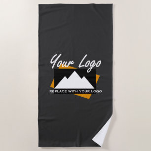 Personalized Business Design Company Professional Beach Towel