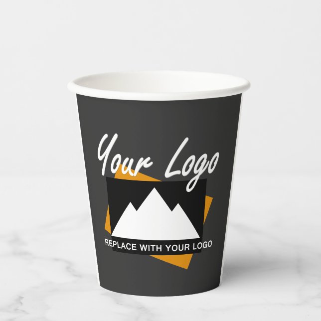 Personalized Business Design Company Professional Paper Cups (Front)