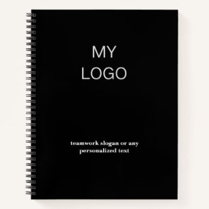 Personalized Business Info Logo Corporate Notebook