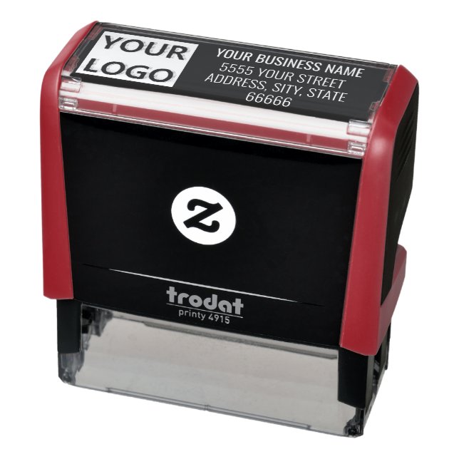 Personalized Business Logo Address Colour Stamp (Product)