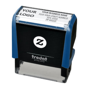 Personalized Business Logo Address Company Stamp