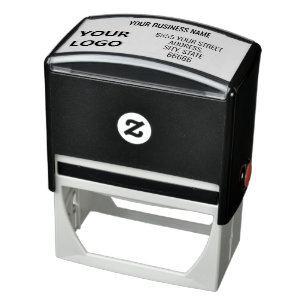 Personalized Business Logo Address Office Name Self-inking Stamp