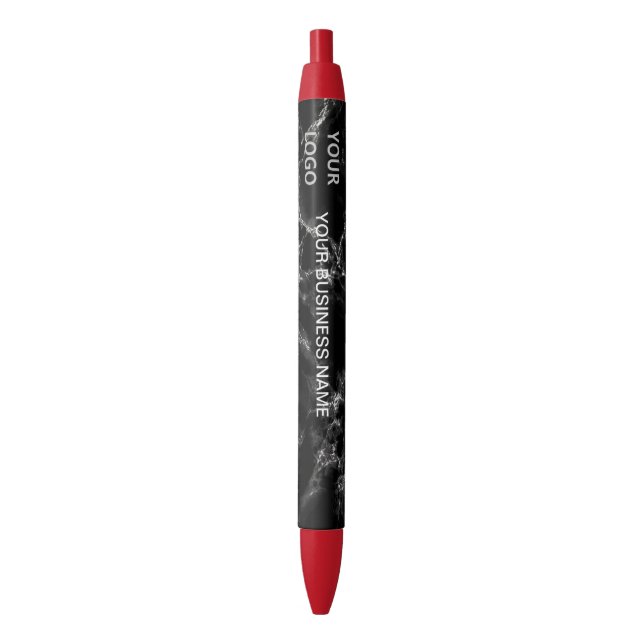 Personalized Business Logo and Name Text Pen (Front Vertical)
