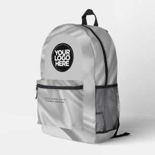 Personalized Business Logo and Text Holographic Printed Backpack