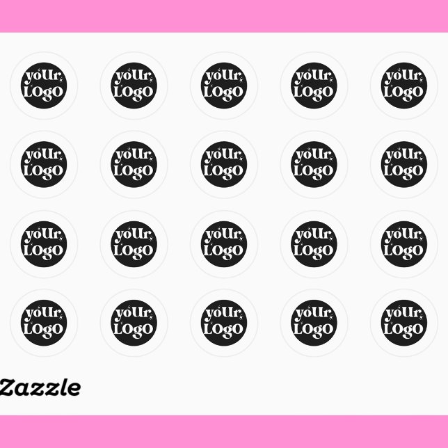 Personalized Business Logo Branded Classic Round Sticker (Creator Uploaded)