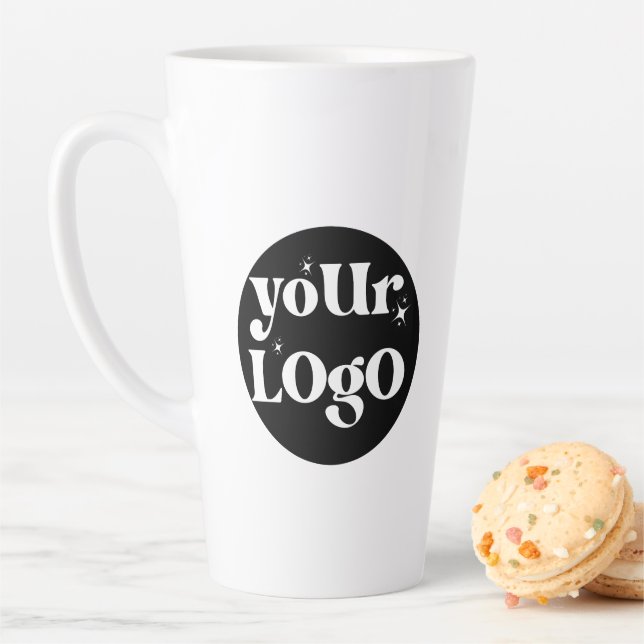 Personalized Business Logo Branded Latte Mug (In Situ)
