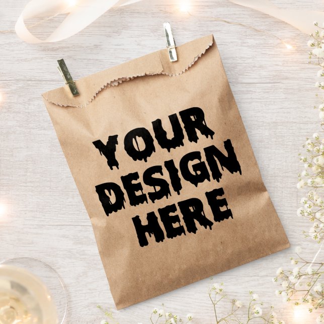 Personalized Business Logo Branded Packaging Favour Bag (Clipped)