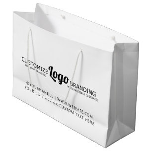 Personalized  Business Logo Company Large Gift Bag