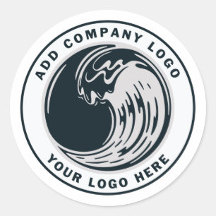 Personalized Business Logo Custom Classic Round Sticker