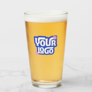 Personalized Business Logo Promotional Bulk Beer Glass