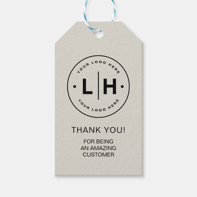 Personalized Business Logo Promotional Gift Tags (Front)
