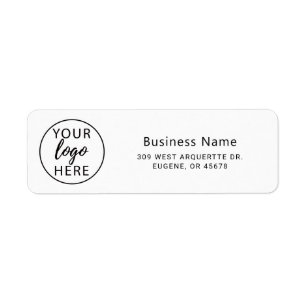 Personalized Business Logo Returns Address Label