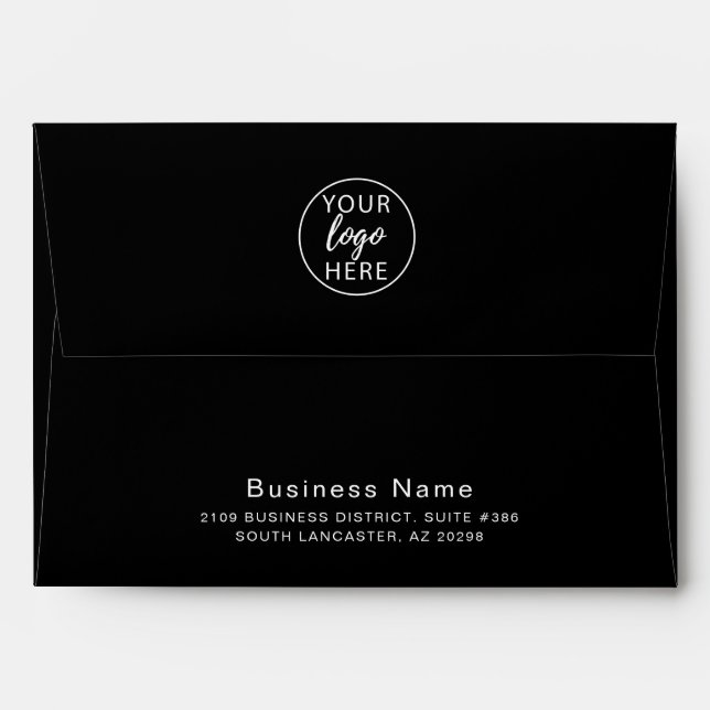 Personalized Business Logo Returns Envelope (Back (Top Flap))