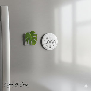 Personalized Business Logo Round Magnet