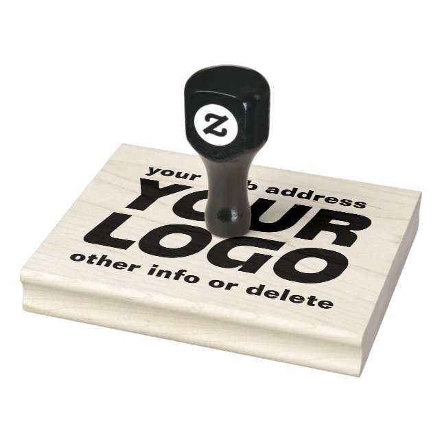 Personalized Business Logo Rubber Stamp (Stamp)