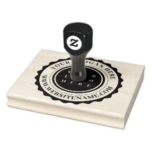 Personalized Business Logo Stationery Large Rubber Stamp