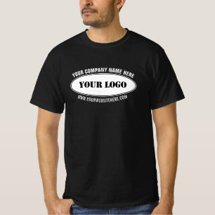 Personalized Business Logo Text Company T-Shirt