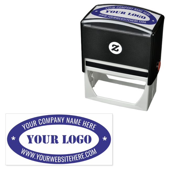Personalized Business Logo Text Professional Stamp (In Situ)