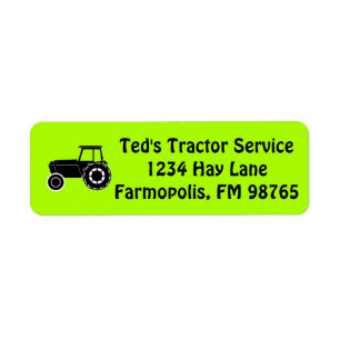 Personalized Business Mail Country Farm Tractor